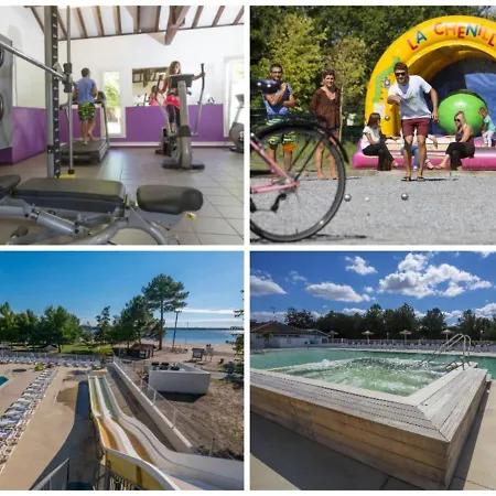 Charmant Mobilhome Dans Camping 4 Etoiles Au Bord Du Lac De Biscarrosse Parentis-en-Born