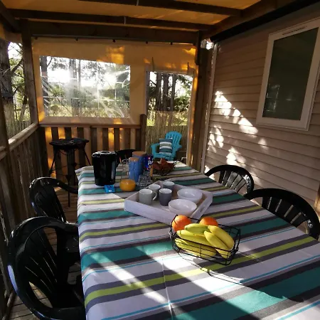 Charmant Mobilhome Dans Camping 4 Etoiles Au Bord Du Lac De Biscarrosse * Parentis-en-Born